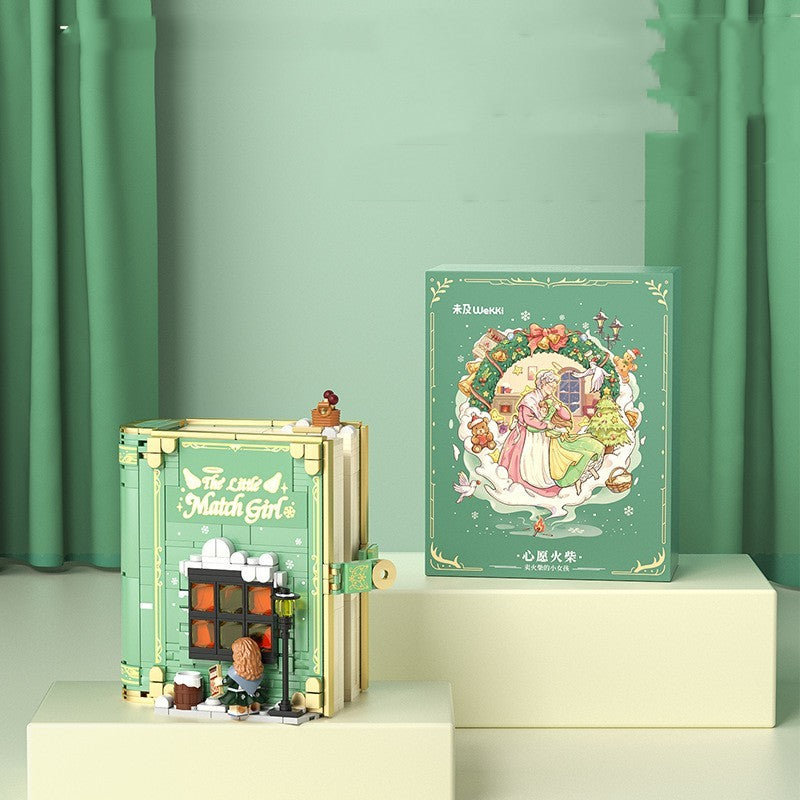 Assembling Small Particles Building Block Book Toy