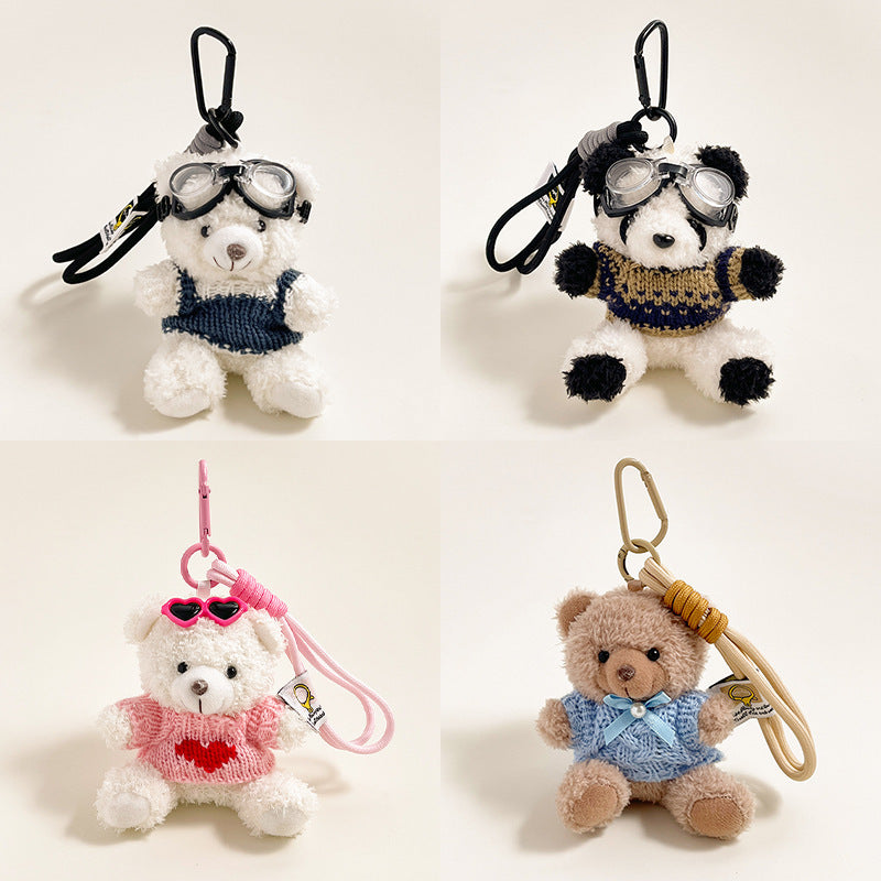 Cartoon Plush Doll Keychain Pendant Accessories