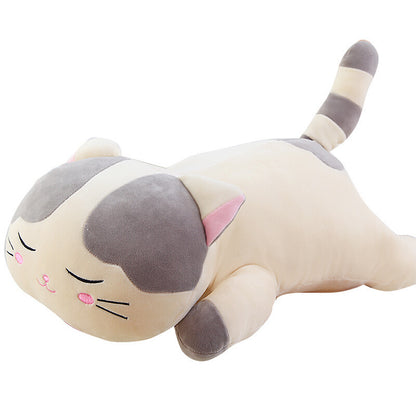 Snooze Cat Plush Toy, Kitten Doll, Down Cotton Pillow, Scratching Machine Doll