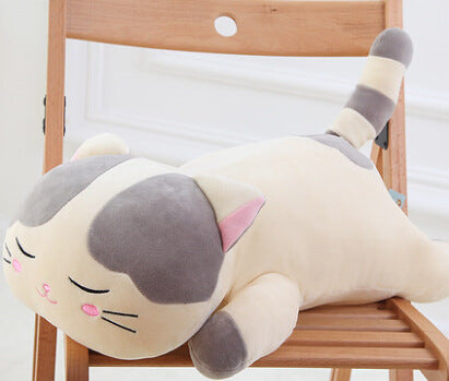 Snooze Cat Plush Toy, Kitten Doll, Down Cotton Pillow, Scratching Machine Doll