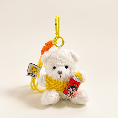 Cartoon Plush Doll Keychain Pendant Accessories