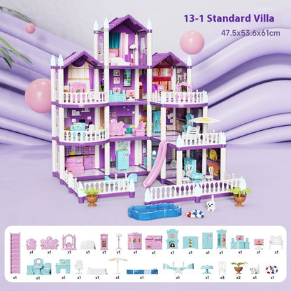 Princess Castle Villa Doll House Simulation House