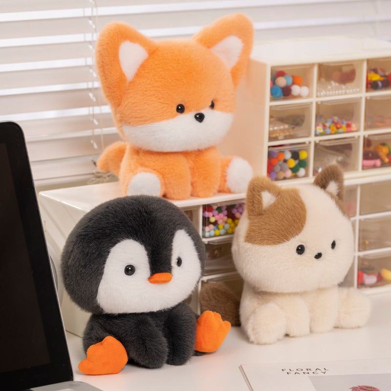 Table With Doll Small Ornaments Cute Plush Toy