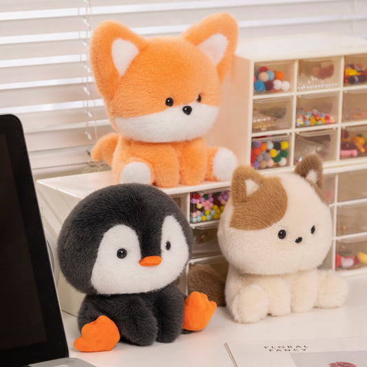 Table With Doll Small Ornaments Cute Plush Toy