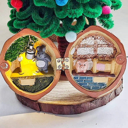 Mini Miniature Walnut World Resin Crafts