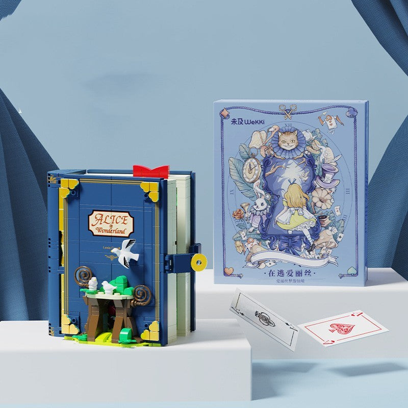 Assembling Small Particles Building Block Book Toy