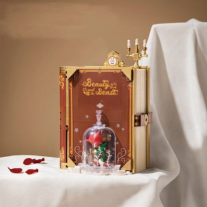 Assembling Small Particles Building Block Book Toy