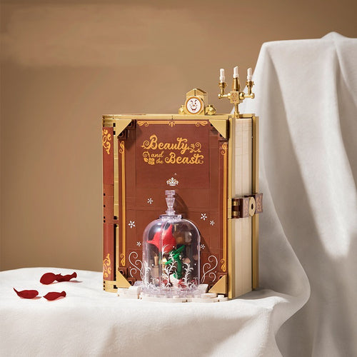 Assembling Small Particles Building Block Book Toy