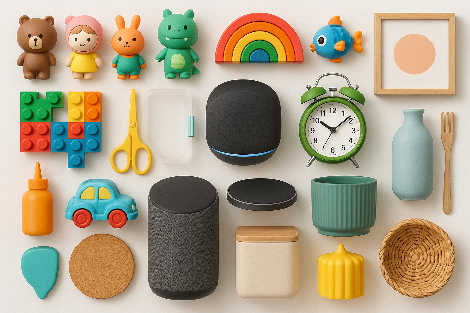 miniatures and toys and electric gadgets home essentails etc..